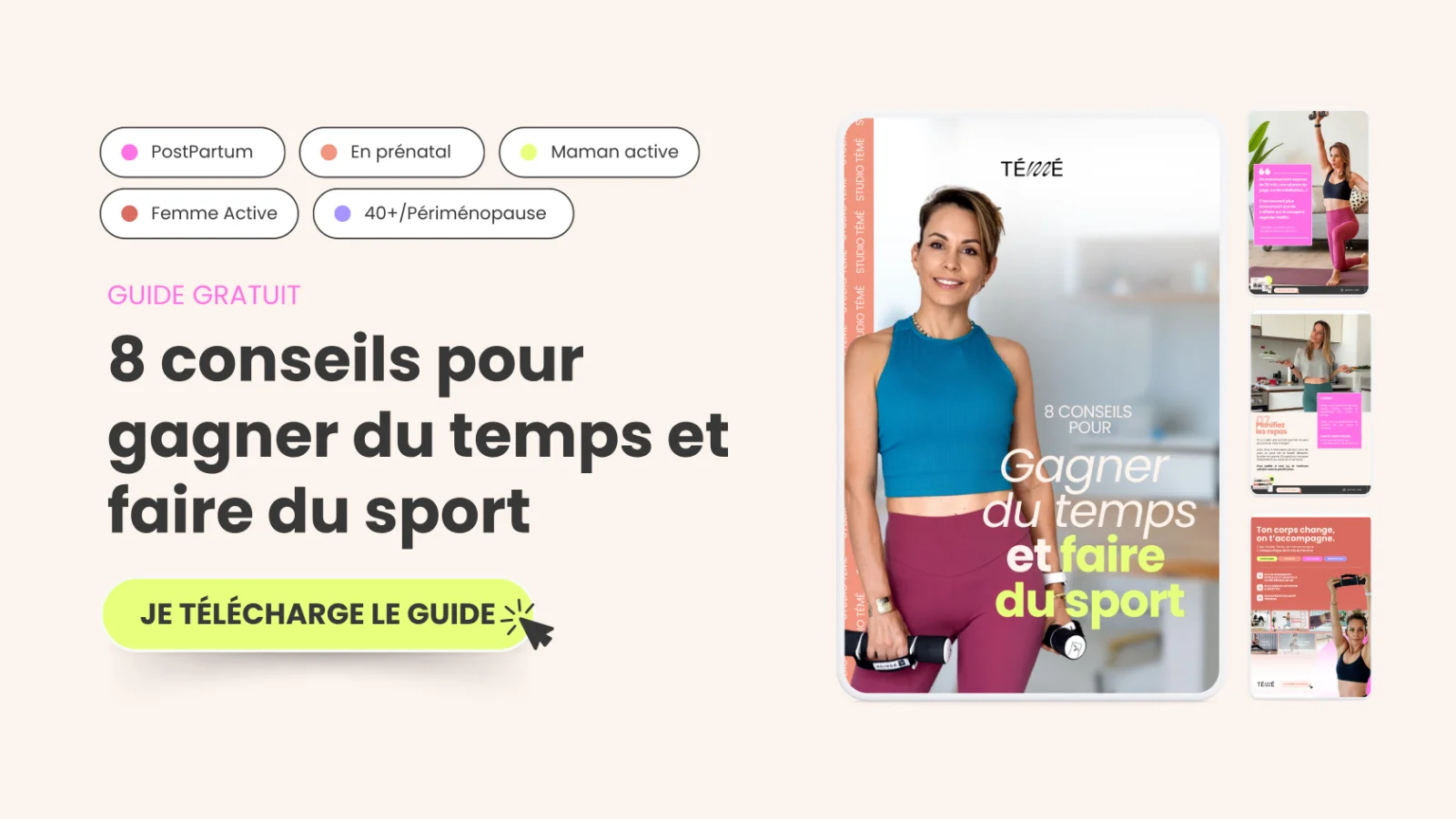 Guide gratuit gagner du temps et faire du sport