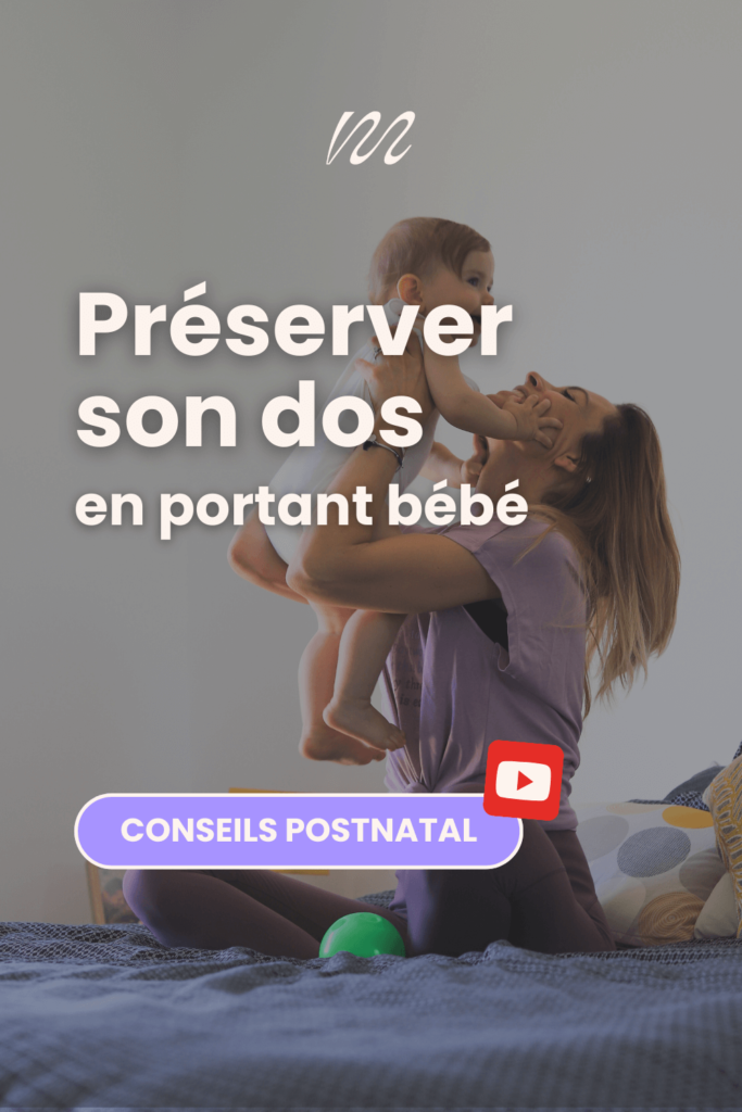 Préserver son dos en portant bébé
